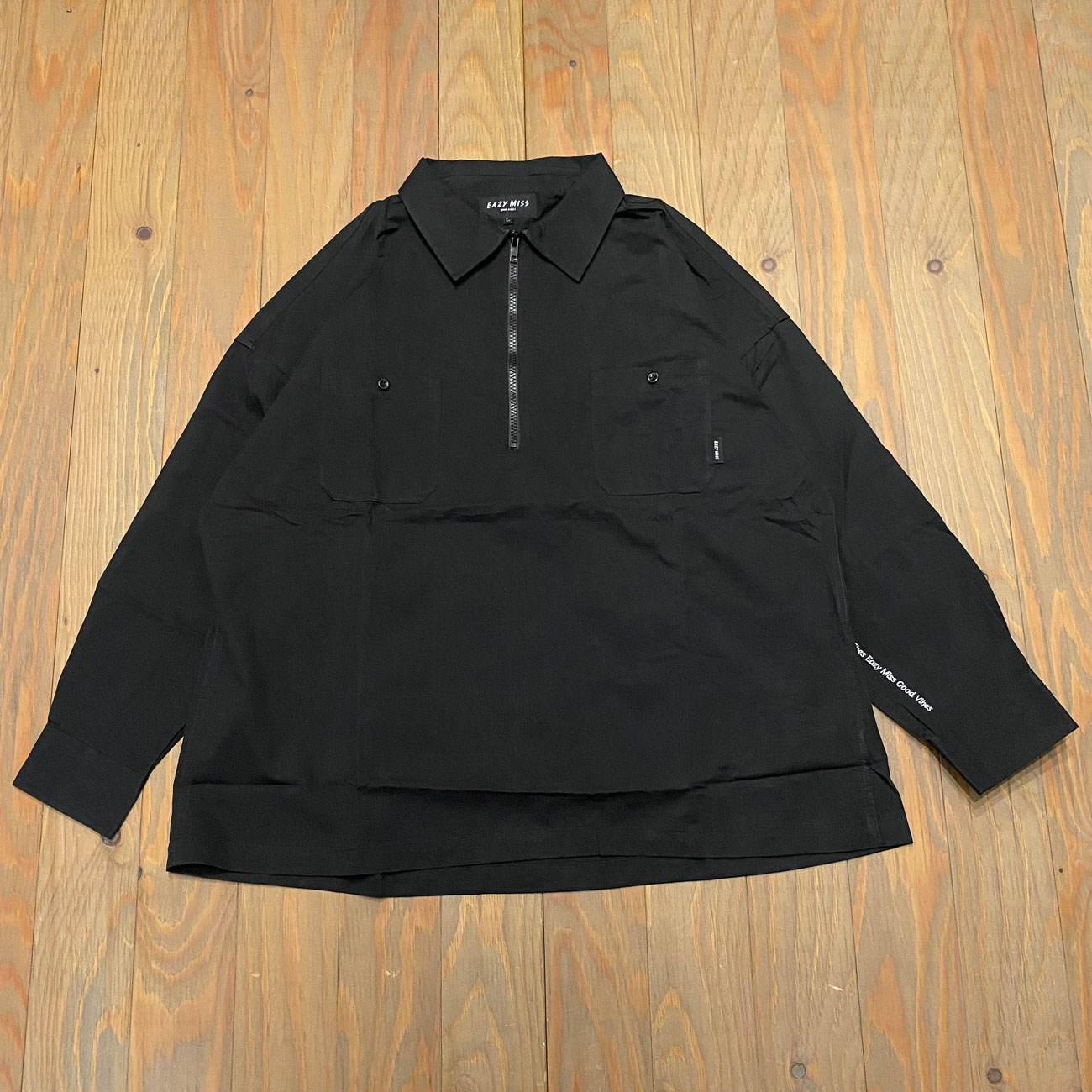 EAZY M!SS PULLOVER ZIP SHIRTS