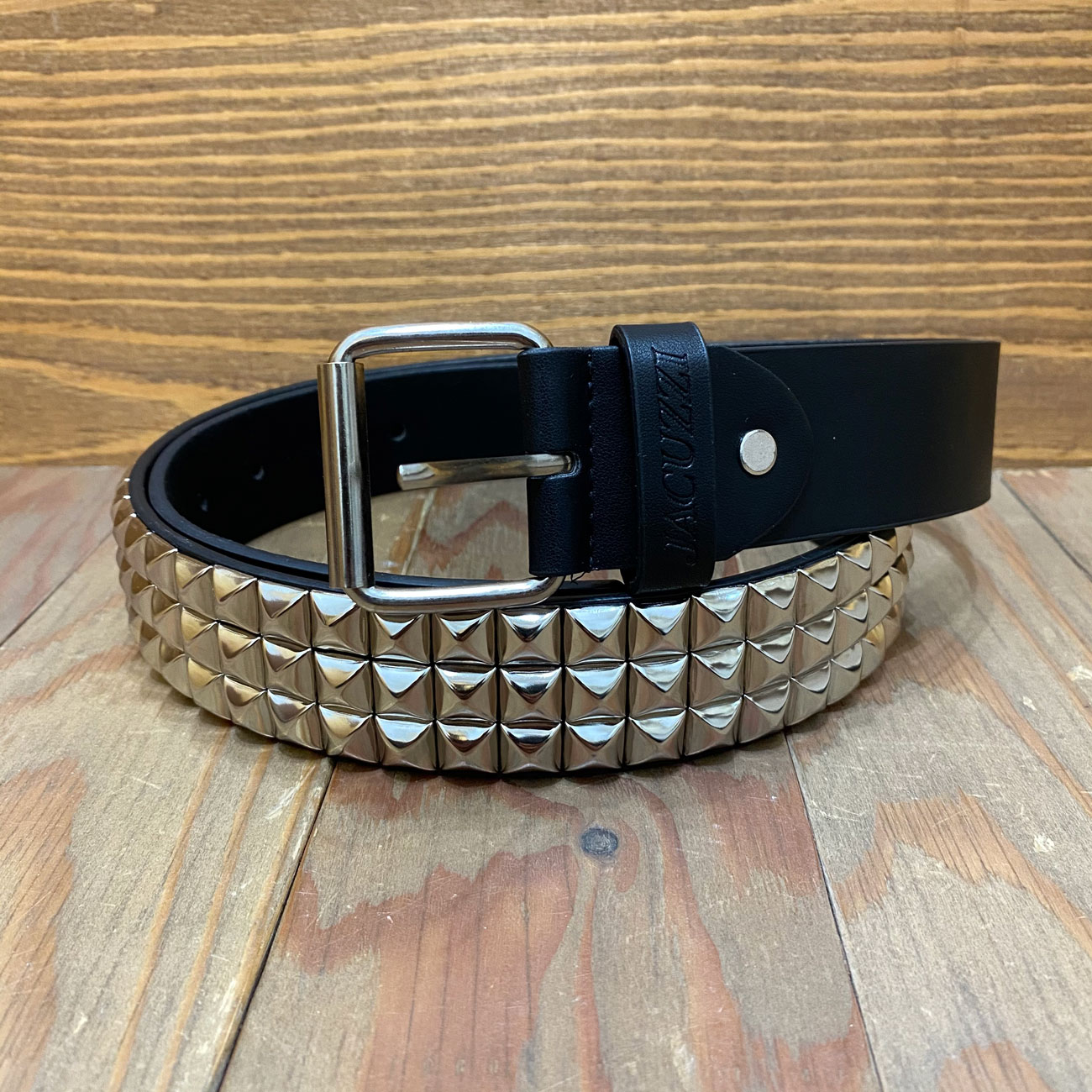 JACUZZI UNLIMITED LEATHER STUDDED BELT 