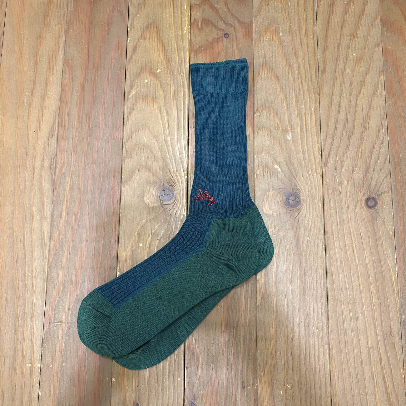 WHIMSY EMJAY SOCKS GREEN
