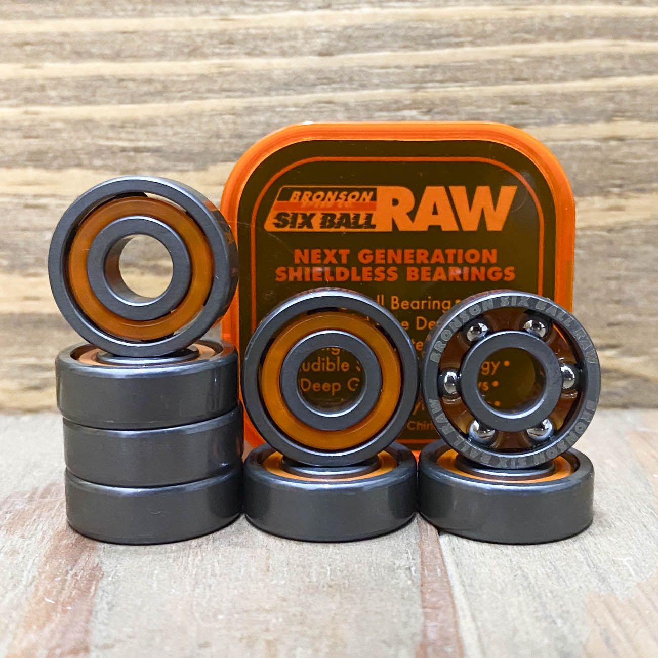 中国製】BRONSON BEARINGS RAW 6-BALL | 東京のスケートボードショップ