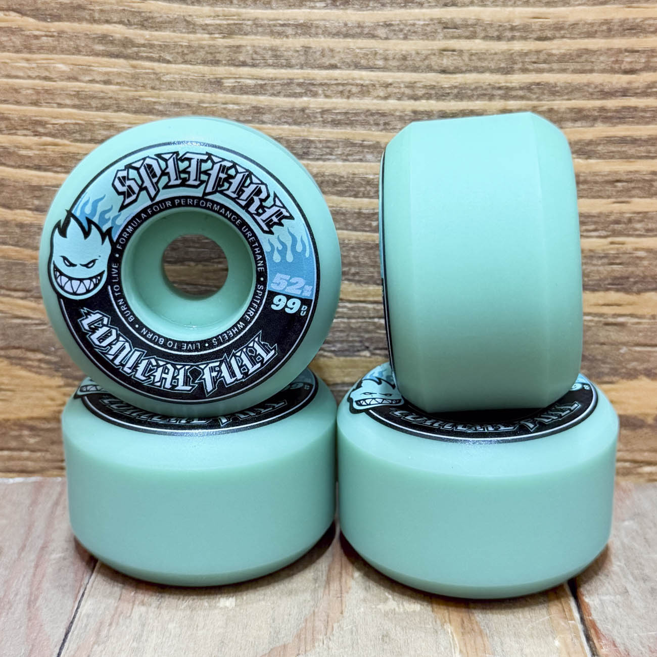 【スクエア】SPITFIRE F4 CONICAL FULL TEAL 99A 52mm