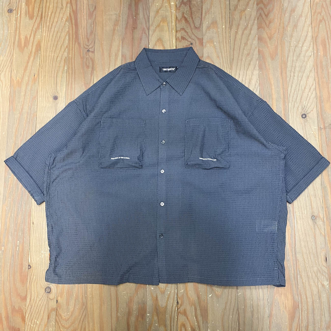 TIGHTBOOTH SEERSUCKER ROLL UP SHIRT