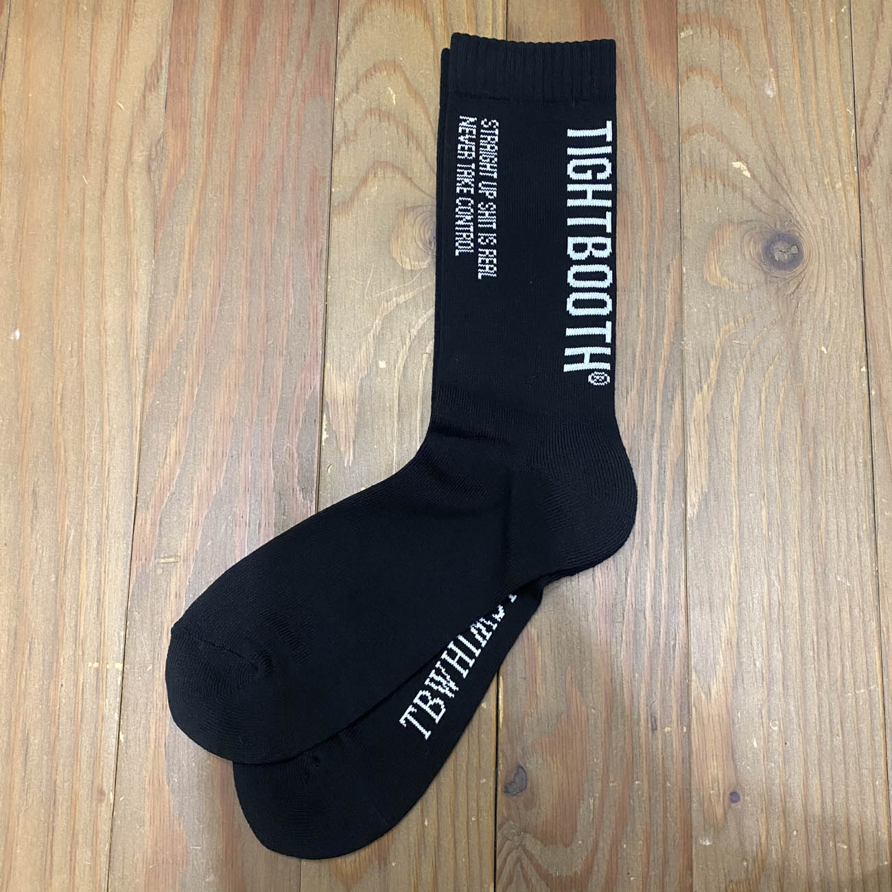 TIGHTBOOTH LABEL LOGO SOCKS