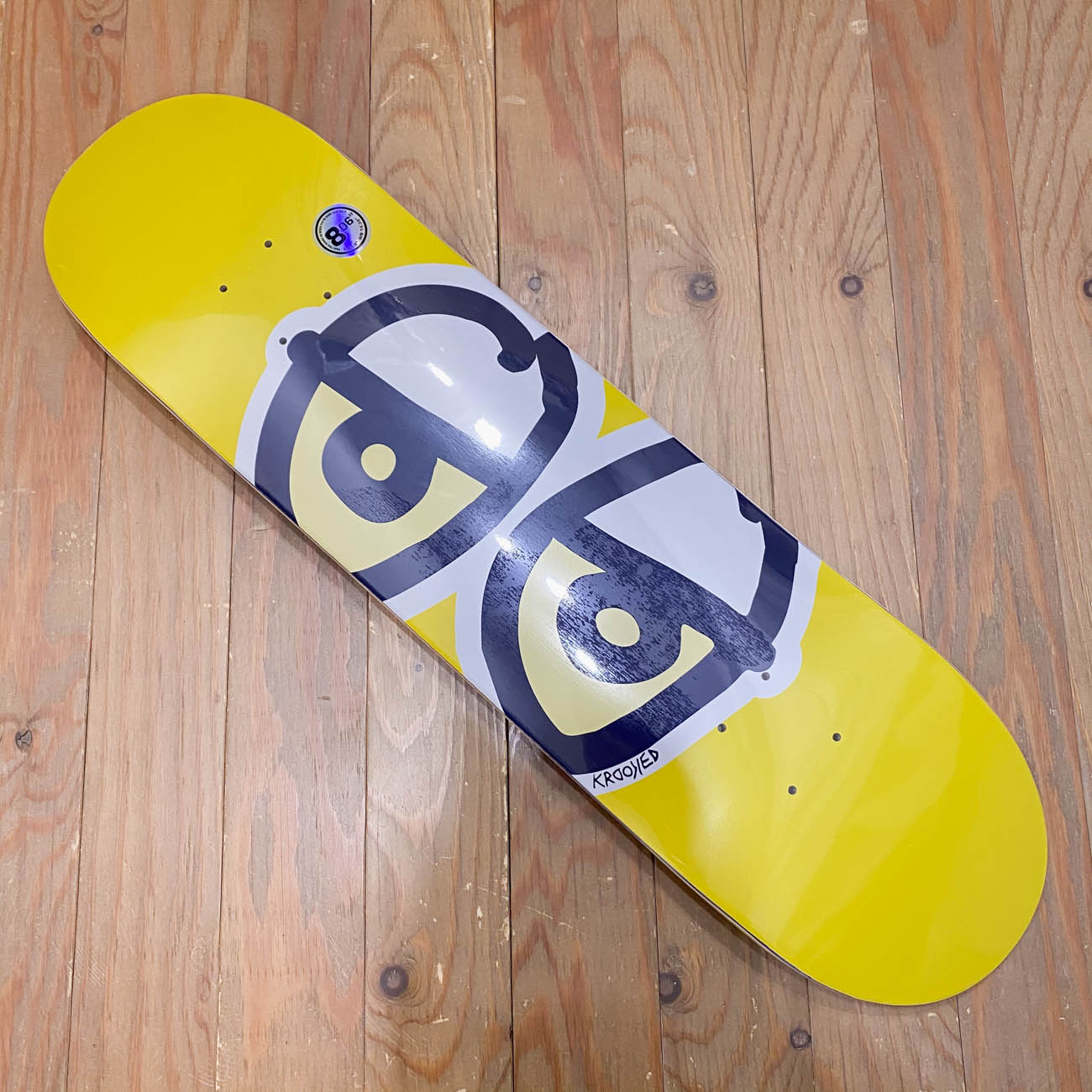 KROOKED TEAM EYES YELLOW DECK 8.06inch