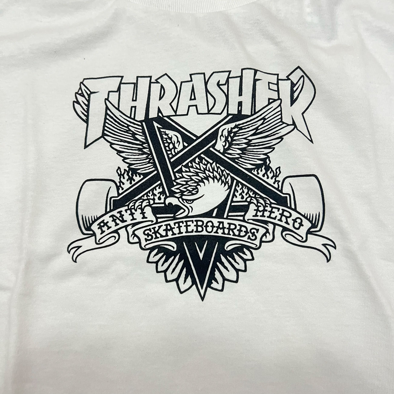 THRASHER × ANTIHERO EAGLEGRAM S/S T-SHIRT
