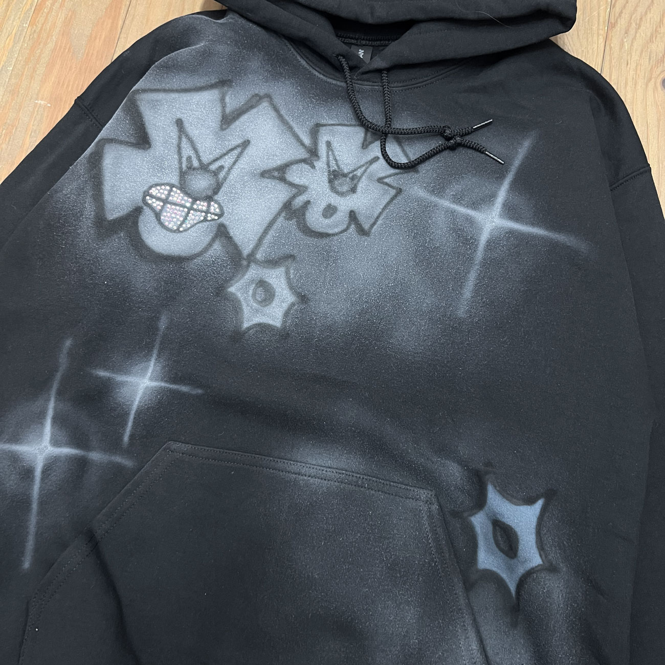 TEY0 TEY RHINESTONE HOODIE (L3)