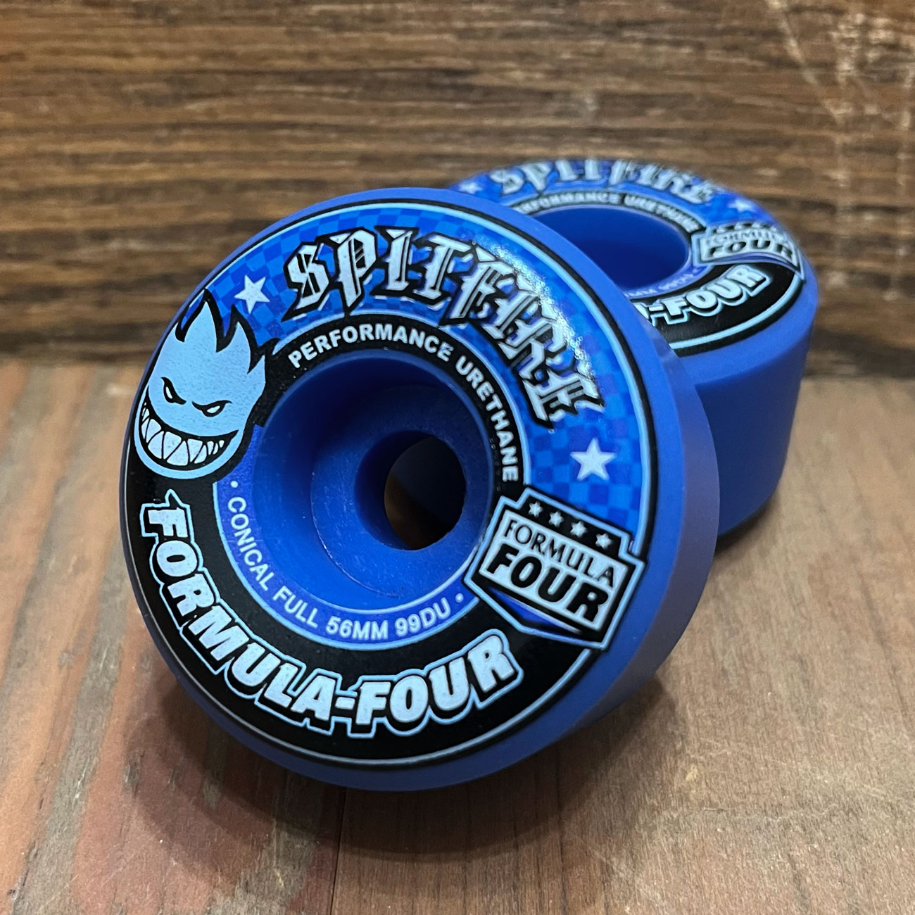 【スクエア】SPITFIRE F4 CONICAL FULL BLUE 99A 56mm
