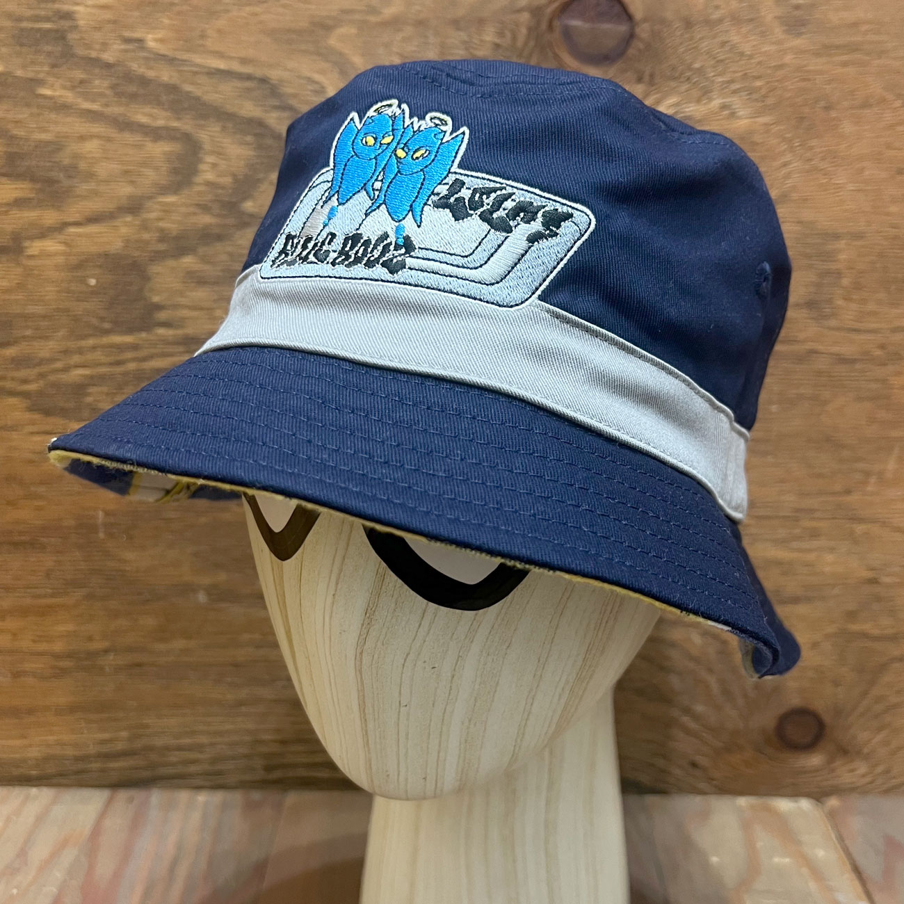 LOLA'S HARDWARE x BLUE BOYZ SPORTS CLUB DEVIL ANGEL REVERSIREVERSIBLE BUCKET HAT