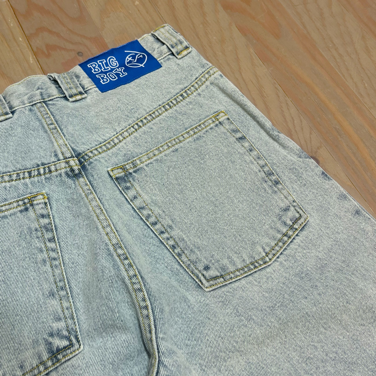 POLAR BIG BOY PANTS OG LOGO LIGHT BLUE