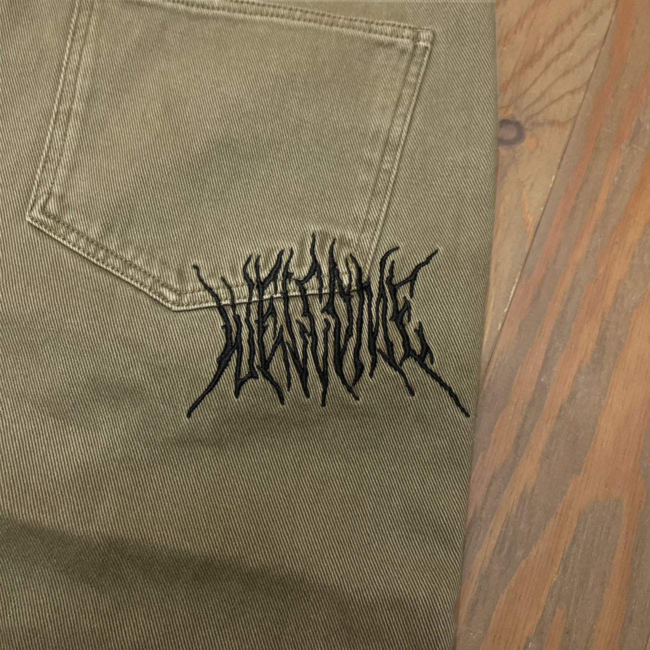 WELCOME CHASM BAGGY DENIM JORT