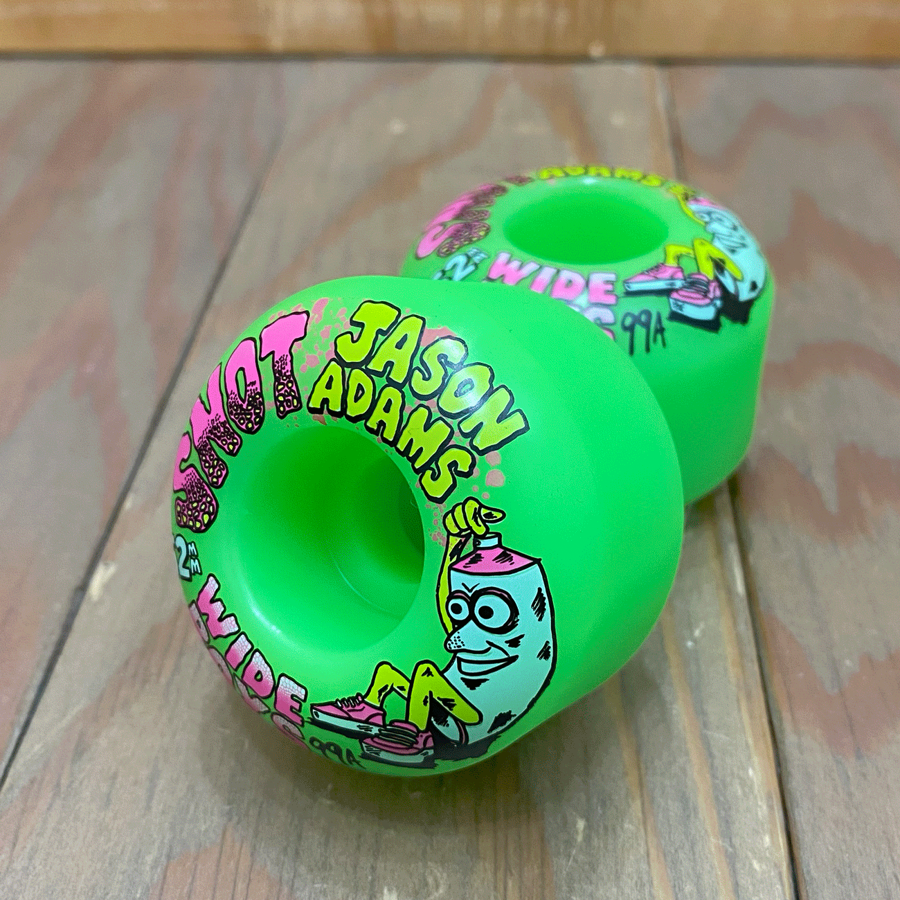 【ノーマル】SNOT JASON ADAMS WIDE BOYS 99A 52mm  NEON GREEN