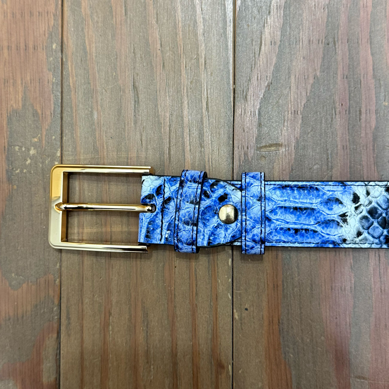 LOOSEY LOVES YOU PREMIUM SNAKESKIN BELT