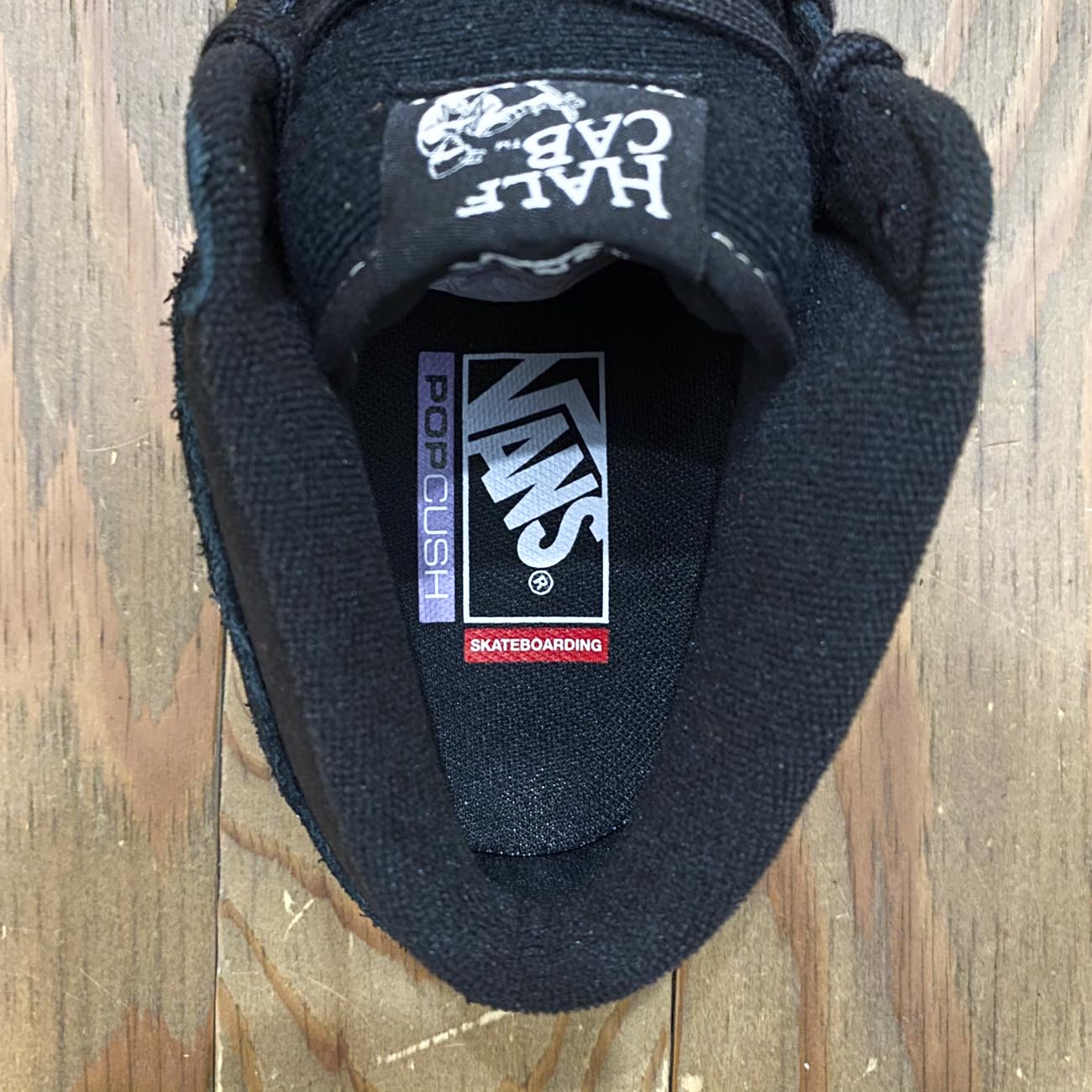 VANS SKATE HALFCAB BLACK/GUM/WHITE