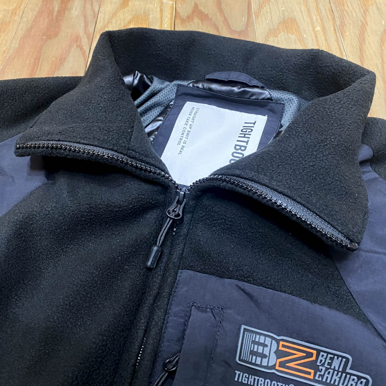 TIGHTBOOTH x 紅桜 NYLON PANEL FLEECE JKT