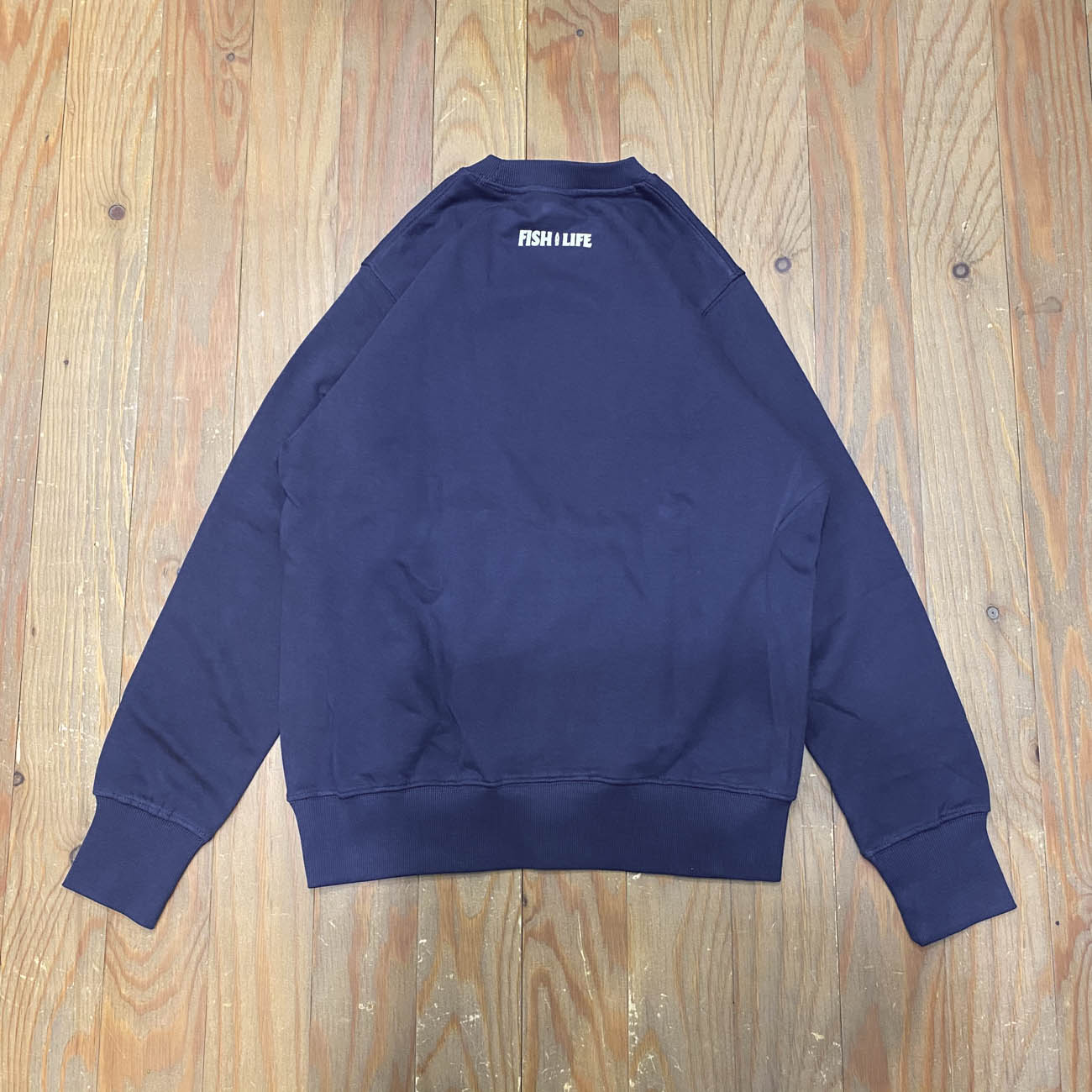 FISH & LIFE BONE FISH LOGO CREWNECK