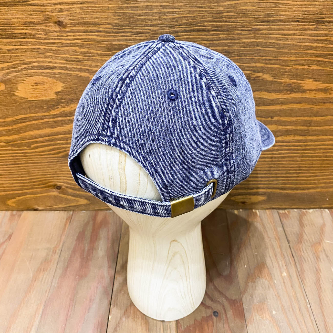 FUCKING AWESOME THREE SPIRAL WASHED DENIM 6-PANEL HAT