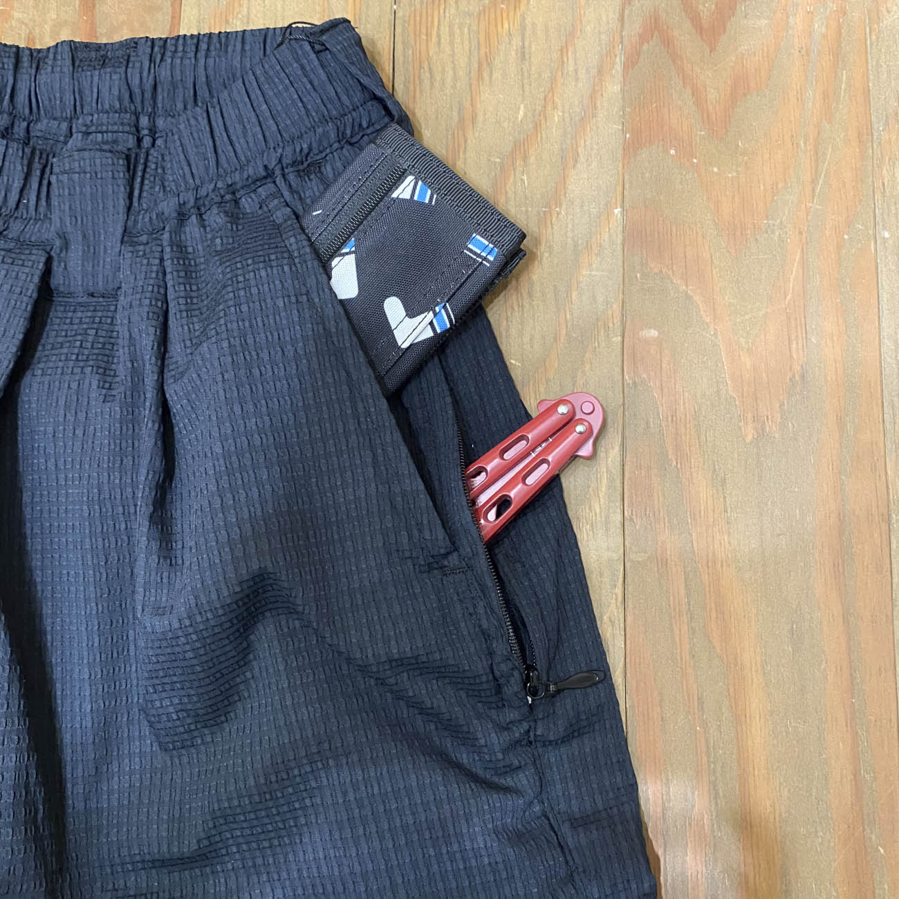 TIGHTBOOTH SEERSUCKER BALLOON PANTS