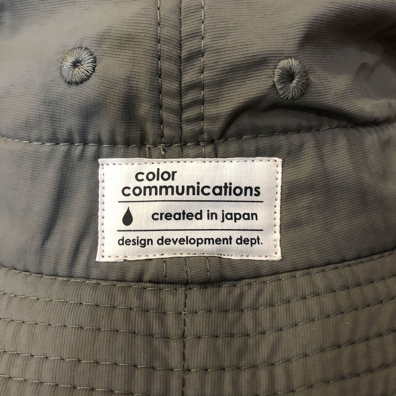 COLOR COMMUNICATIONS COTTON TAG NYLON BOONIE HAT